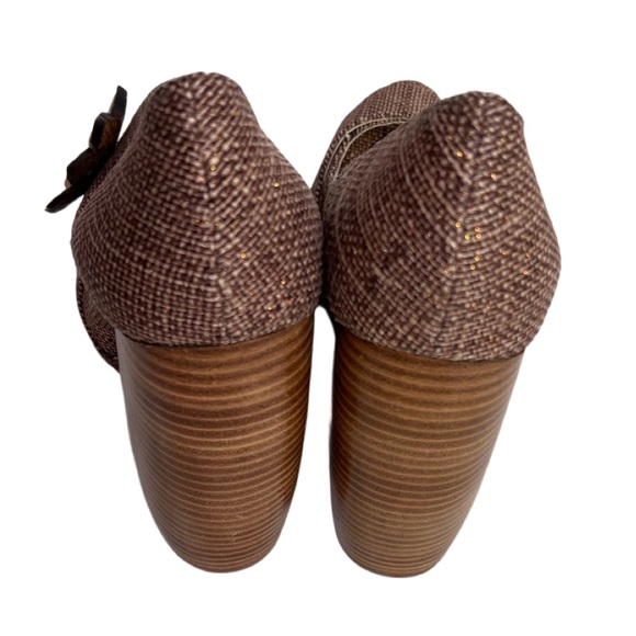 BN Never Worn square toe block heel shoes 7 - Picture 3 of 4